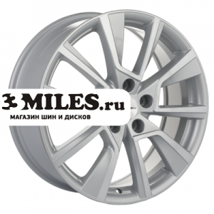 Диск 7x18 5x114.3 ET38 D67.1 Khomen Wheels KHW1802 (Outlander) F-Silver-FP