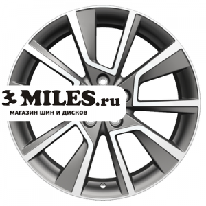 Диск 7x18 5x114.3 ET38 D67.1 Khomen Wheels KHW1802 (Outlander) Gray-FP