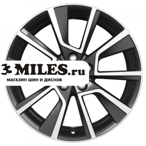 Диск 7x18 5x114.3 ET45 D66.6 Khomen Wheels KHW1802 (X-Trail) Black-FP