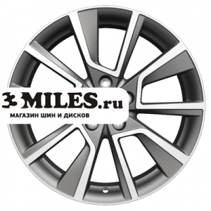 Диск 7x18 5x114.3 ET45 D66.6 Khomen Wheels KHW1802 (X-Trail) Gray-FP