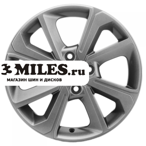 Диск 6x15 4x100 ET50 D60.1 Khomen Wheels KHW1501 (Vesta/Almera) G-Silver