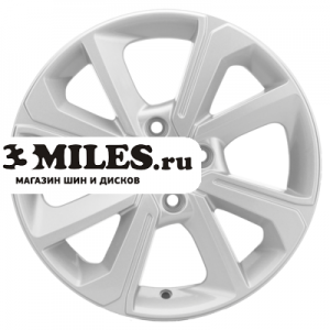 Диск 6x15 4x100 ET37 D60.1 Khomen Wheels KHW1501 (XRay) F-Silver