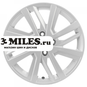 Диск 6x16 4x100 ET41 D60.1 Khomen Wheels KHW1609 (Xray) F-Silver