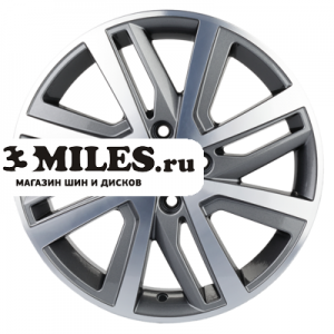Диск 6x16 4x100 ET41 D60.1 Khomen Wheels KHW1609 (Xray) Gray-FP