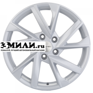 Диск 7x17 5x112 ET49 D66.6 Khomen Wheels KHW1714 (Audi A4) F-Silver