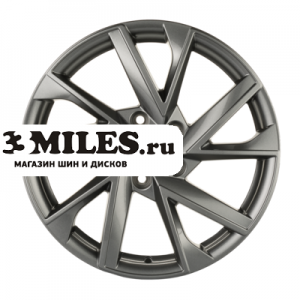 Диск 7x17 5x112 ET49 D66.6 Khomen Wheels KHW1714 (Audi A4) Gray