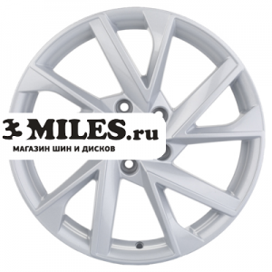 Диск 7x17 5x112 ET45 D57.1 Khomen Wheels KHW1714 (Karog) F-Silver