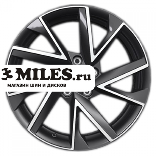 Диск 7x17 5x108 ET50 D63.3 Khomen Wheels KHW1714 (Kuga/Focus) Black-FP