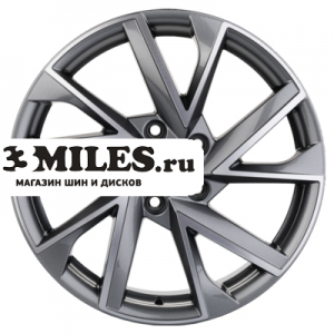 Диск 7x17 5x108 ET50 D63.3 Khomen Wheels KHW1714 (Kuga/Focus) Gray-FP