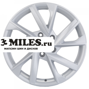Диск 7x17 5x112 ET49 D57.1 Khomen Wheels KHW1714 (Octavia) F-Silver