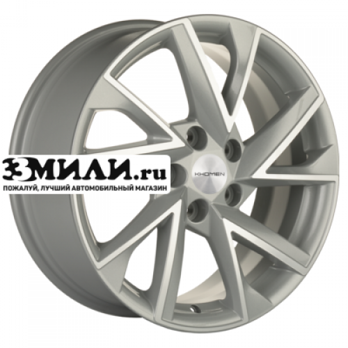 Диск 7x17 5x114.3 ET51 D67.1 Khomen Wheels KHW1714 (Tucson) F-Silver-FP