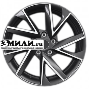 Диск 7x17 5x114.3 ET45 D67.1 Khomen Wheels KHW1714 (X-Trail) Black-FP