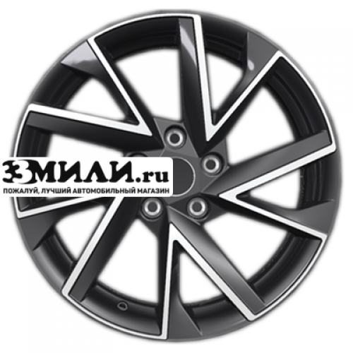 Диск 7x17 5x114.3 ET45 D67.1 Khomen Wheels KHW1714 (X-Trail) Black-FP