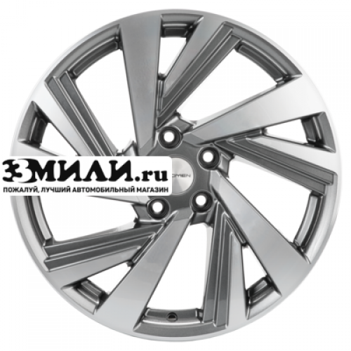 Диск 7.5x18 5x114.3 ET45 D67.1 Khomen Wheels KHW1801 (CX-5) Gray-FP