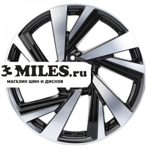Диск 7.5x18 5x114.3 ET39 D60.1 Khomen Wheels KHW1801 (NX) Black-FP
