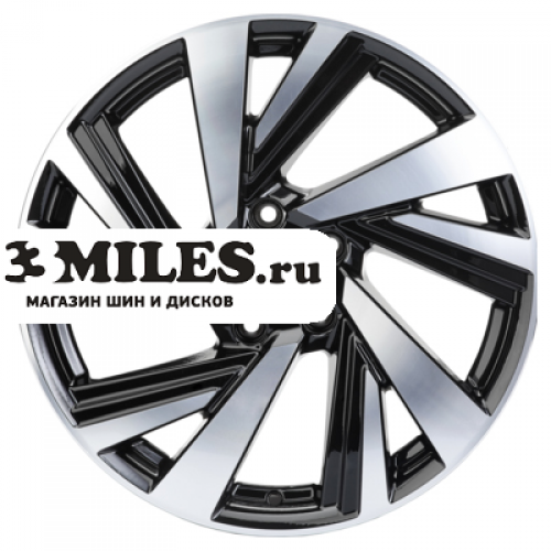 Диск 7.5x18 5x114.3 ET39 D60.1 Khomen Wheels KHW1801 (NX) Black-FP