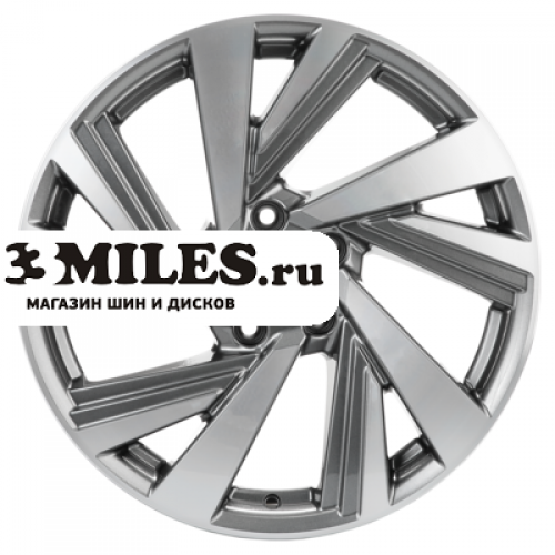 Диск 7.5x18 5x114.3 ET45 D66.1 Khomen Wheels KHW1801 (X-trail) Gray-FP