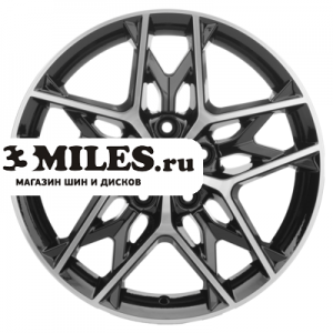 Диск 7x17 5x114.3 ET50 D67.1 Khomen Wheels KHW1709 (CX-5/Seltos) Black-FP