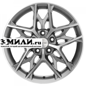 Диск 7x17 5x114.3 ET50 D67.1 Khomen Wheels KHW1709 (CX-5/Seltos) Gray-FP