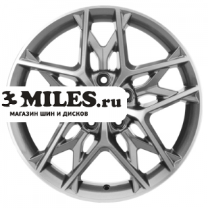 Диск 7x17 5x112 ET49 D57.1 Khomen Wheels KHW1709 (Octavia) Gray-FP