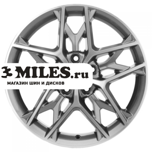 Диск 7x17 5x112 ET49 D57.1 Khomen Wheels KHW1709 (Octavia) Gray-FP