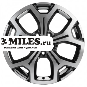 Диск 6.5x17 5x114.3 ET50 D67.1 Khomen Wheels KHW1710 (Ceed) Black-FP