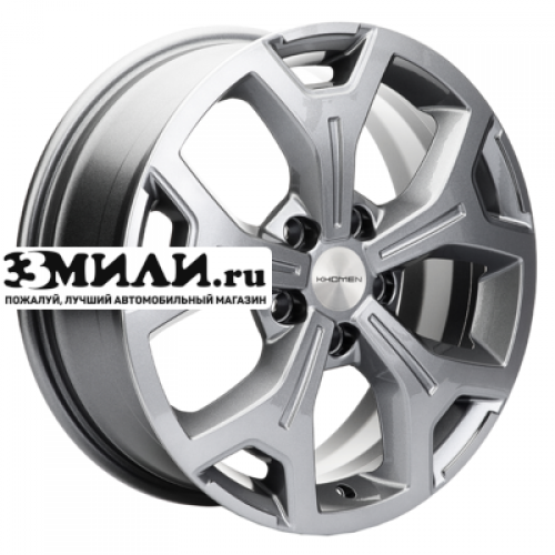 Диск 6.5x17 5x114.3 ET50 D67.1 Khomen Wheels KHW1710 (Ceed) G-Silver