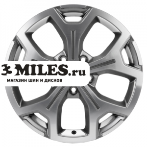 Диск 6.5x17 5x108 ET50 D63.3 Khomen Wheels KHW1710 (Focus) Gray-FP