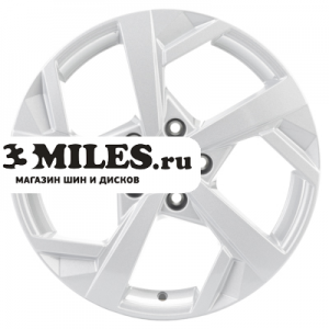 Диск 7x17 5x112 ET46 D66.6 Khomen Wheels KHW1712 (A4) F-Silver