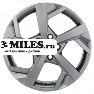 Диск 7x17 5x112 ET46 D66.6 Khomen Wheels KHW1712 (A4) G-Silver