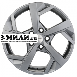 Диск 7x17 5x112 ET46 D66.6 Khomen Wheels KHW1712 (A4) G-Silver