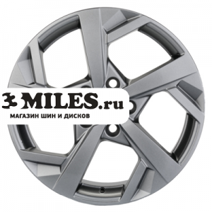 Диск 7x17 5x114.3 ET39 D60.1 Khomen Wheels KHW1712 (RAV4) G-Silver
