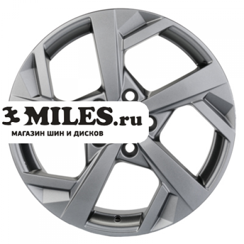 Диск 7x17 5x114.3 ET39 D60.1 Khomen Wheels KHW1712 (RAV4) G-Silver
