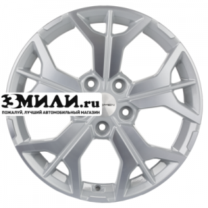 Диск 7x17 5x114.3 ET45 D60.1 Khomen Wheels KHW1715 (Camry) F-Silver-FP