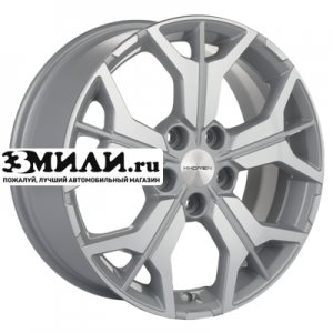 Диск 7x17 5x112 ET54 D57.1 Khomen Wheels KHW1715 (Jetta) F-Silver-FP