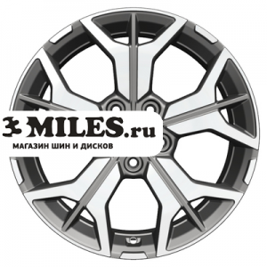 Диск 7x17 5x112 ET54 D57.1 Khomen Wheels KHW1715 (Jetta) Gray-FP