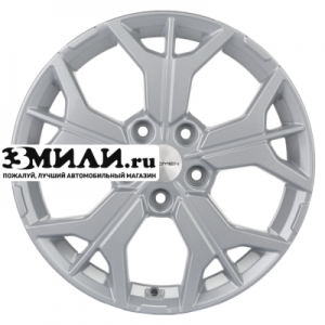 Диск 7x17 5x112 ET45 D57.1 Khomen Wheels KHW1715 (Karoq) F-Silver