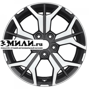 Диск 7x17 5x114.3 ET39 D60.1 Khomen Wheels KHW1715 (RAV4) Black-FP