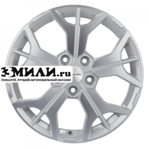 Диск 7x17 5x112 ET40 D57.1 Khomen Wheels KHW1715 (Tiguan) F-Silver-FP