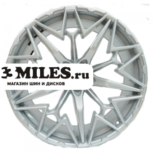 Диск 10x22 5x112 ET20 D66.6 Khomen Wheels ZEUS 2202 Brilliant Silver