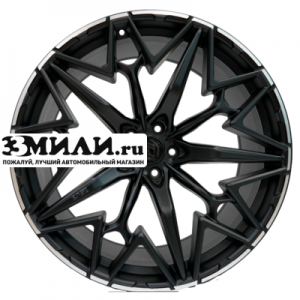 Диск 10x22 5x112 ET30 D66.6 Khomen Wheels ZEUS 2202 (X5/X6/X7/Cullinan) Black matt MR