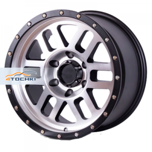 Диск 9x17 6x139.7 ET-12 D106.1 Lizardo XH334 MS/LMB