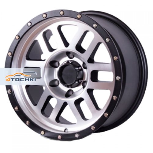 Диск 9x17 6x139.7 ET-12 D106.1 Lizardo XH334 MS/LMB