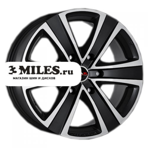 Диск 6.5x16 6x130 ET50 D84.1 MAK Van 6 Ice Black