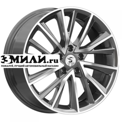 Диск 7.5x18 5x108 ET47 D60.1 Premium КР010 (Tiggo 8 Pro) Diamond Gloss Graphite