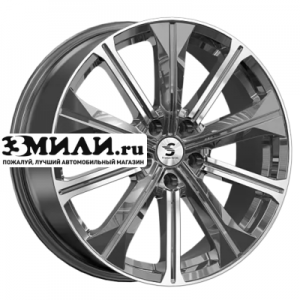 Диск 7x19 5x108 ET33 D60.1 Premium КР013 (Tiggo 7 Pro) Diamond Gloss Graphite