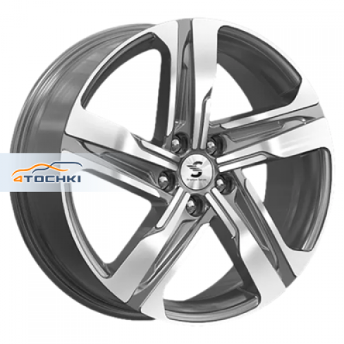 Диск 7.5x19 5x114.3 ET50 D67.1 Premium Series КР004 (Sportage) Diamond Gloss Graphite
