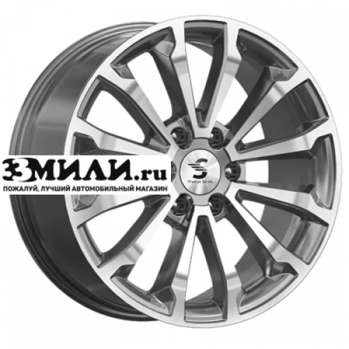 Диск 8.5x20 6x139.7 ET33 D100.1 Premium Series КР006 (TANK 500) Diamond Gloss Graphite