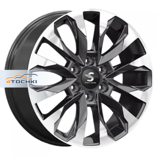Диск 8x20 6x139.7 ET42 D75.1 Premium Series КР007 (Haval H9) Diamond Black Gris