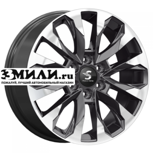 Диск 8x20 6x139.7 ET60 D95.1 Premium Series КР007 (Land Cruiser 300) Diamond Black Gris